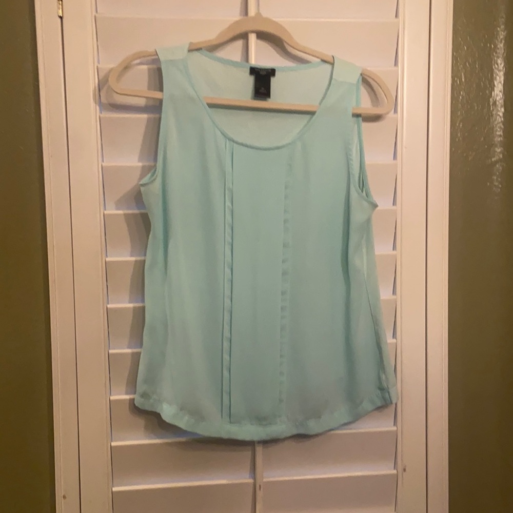 Ann Taylor- blouse, aquamarine.